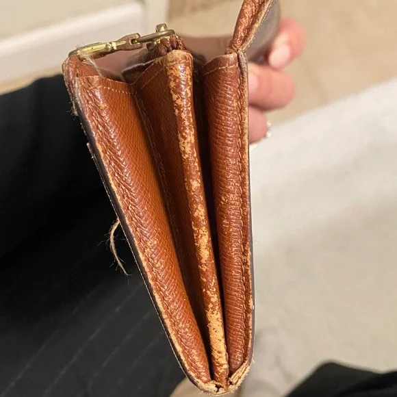 Louis Vuitton Dark Brown Monogram Clutch/Wallet - Picture 8 of 12